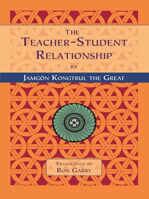 cover image of The Teacher-Student Relationship